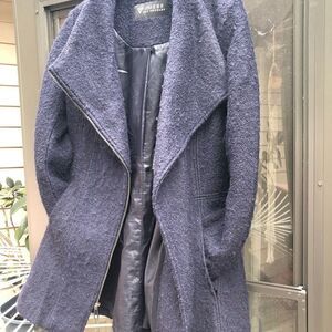 Guess wool Navy blue coat